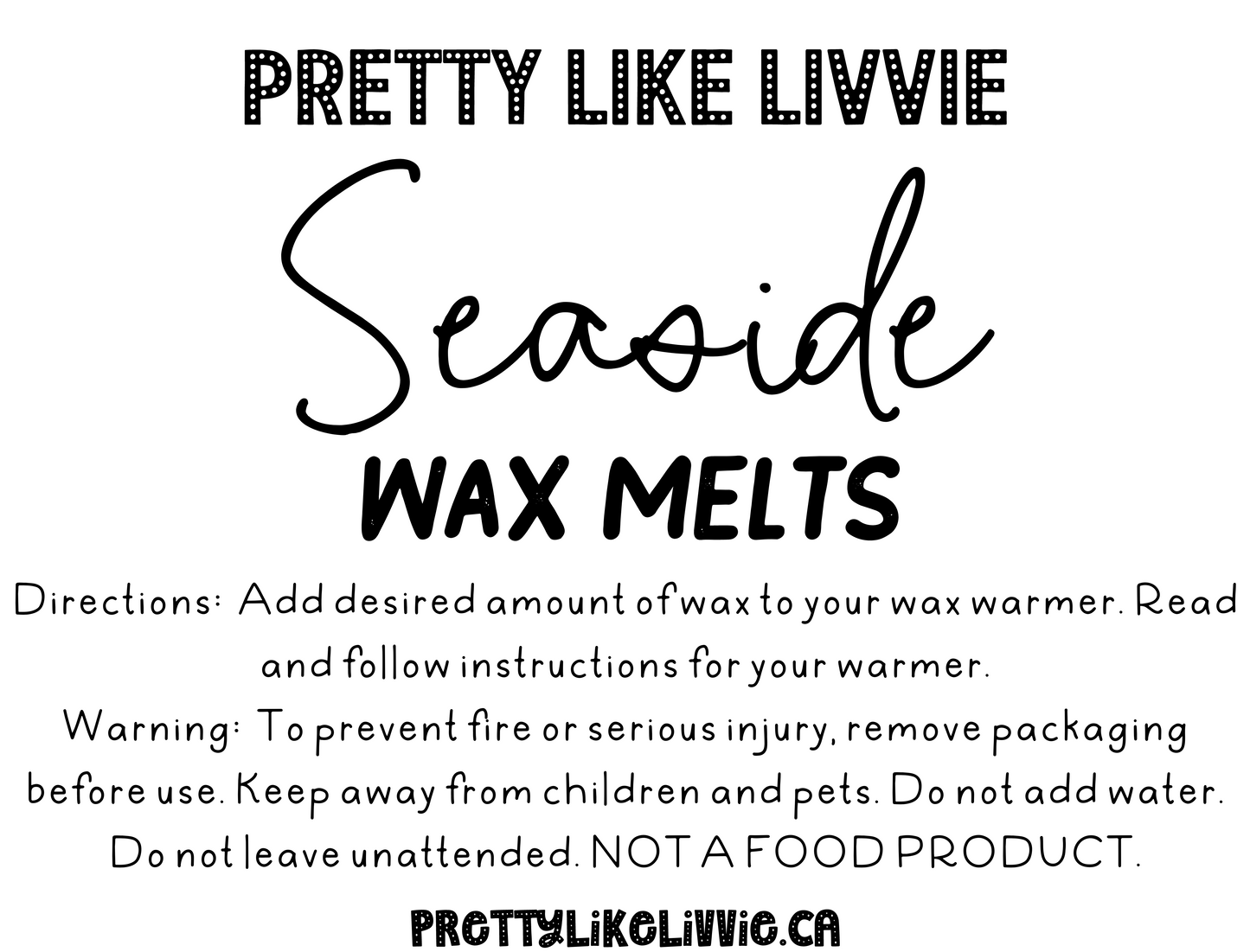 Seaside Wax Melt Mix
