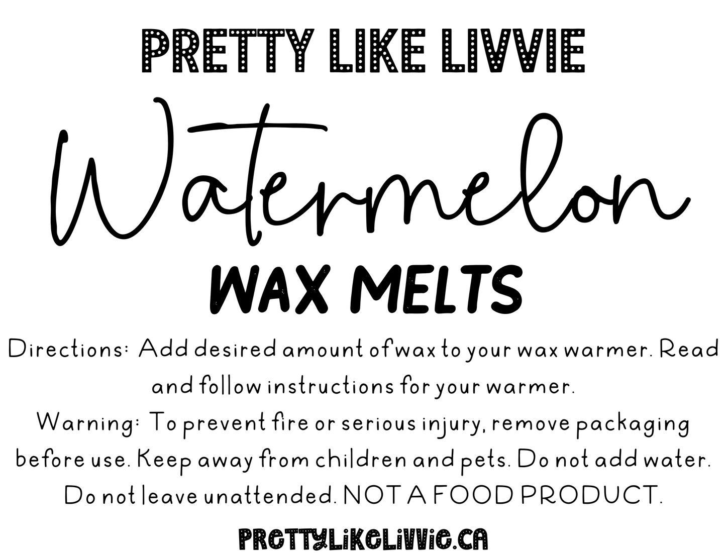 Watermelon Wax Melt Mix